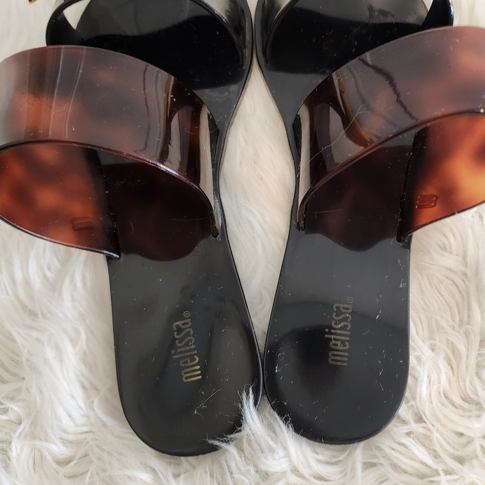 MELISSA WONDERFUL II FLIP-FLOPS ECOLOGICAL MATERIALS SIZE 5 - Picture 14 of 15